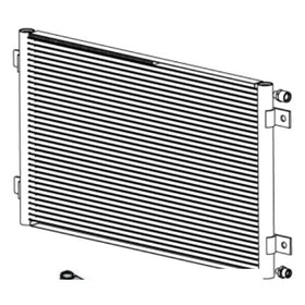 Aluminum Condenser for Komatsu – OE 56E0721132 – photo