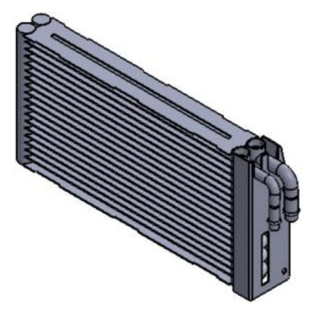Aluminum Evaporator for Caterpillar – OE 83.01.0142.A – photo