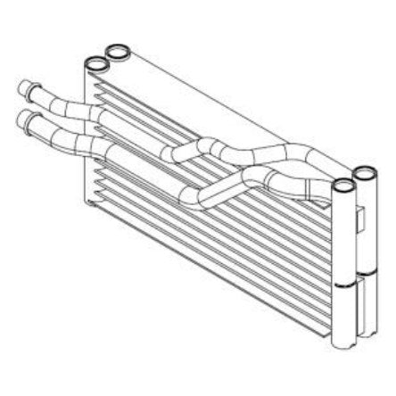 Aluminum Evaporator for Caterpillar – OE 83.01.0157.A – photo